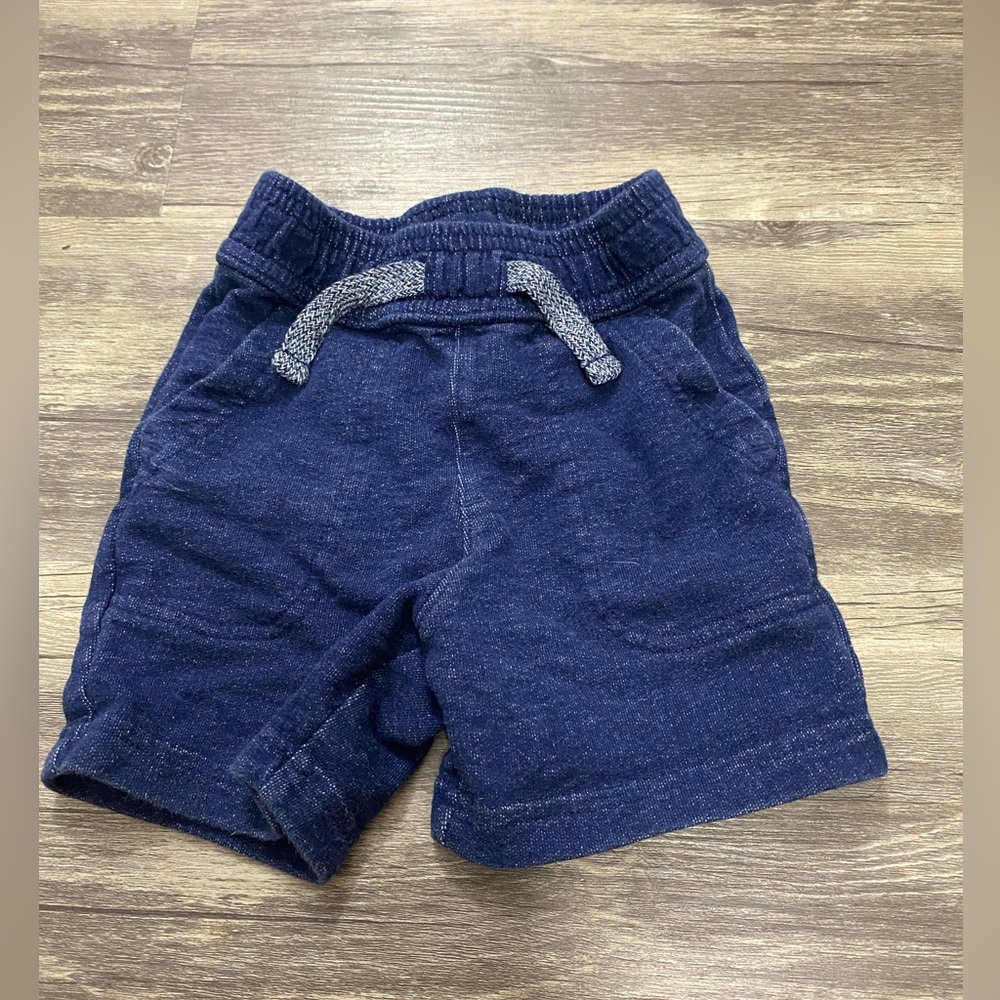 Mock Jean sweat shorts